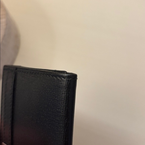 GUCCI BLACK LEATHER CARDHOLDER - Picture 8 of 12